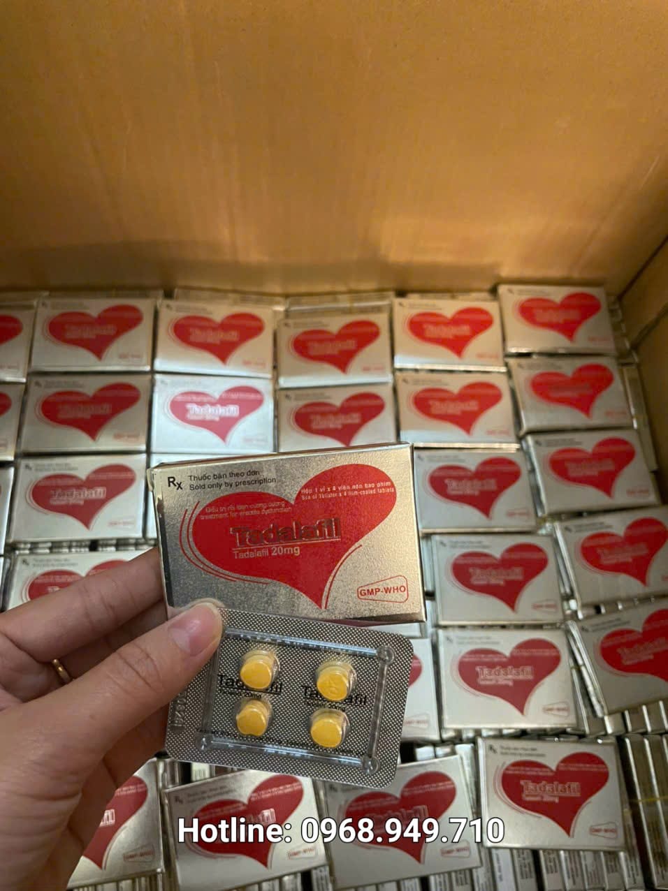 Thuốc Tadalafil 20mg hộp 1 vỉ x 4 viên