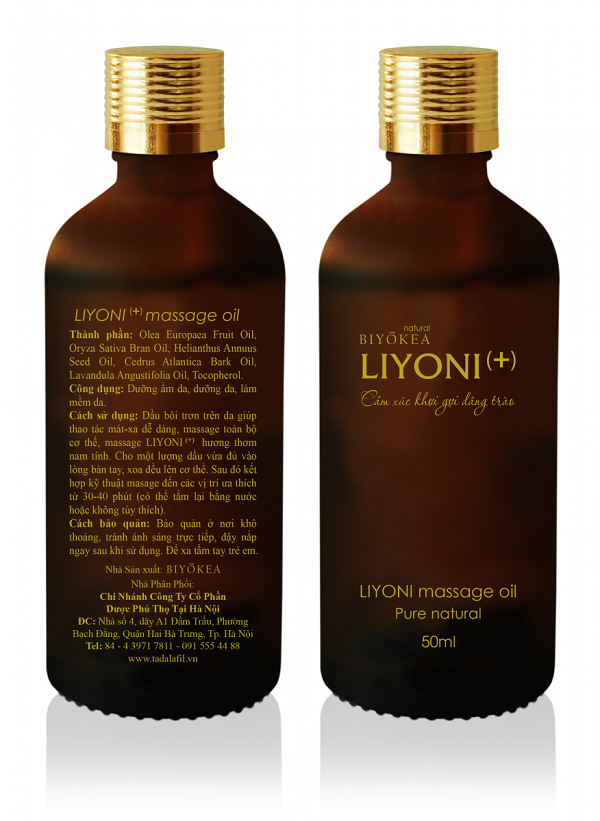 Dầu bôi trơn kết hợp massage LIYONI – Hương thơm nữ tính cho phái nữ