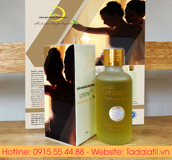 Dầu bôi trơn massage Liyoni sự lựa chọn hoàn hảo cho các nàng trong “ngành