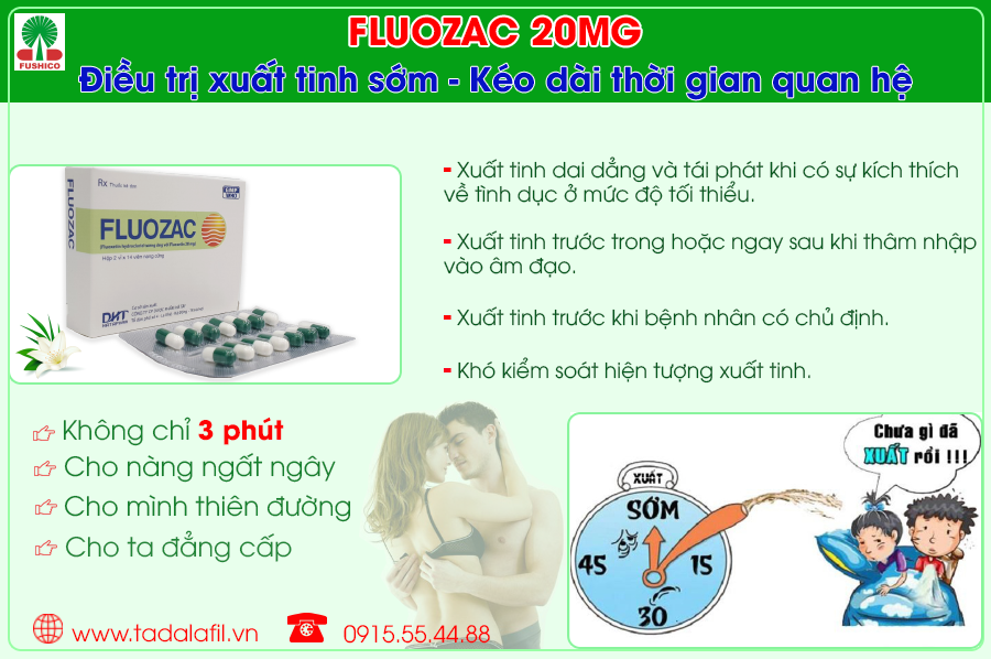 Hồ sơ sản phẩm Fluozac 20mg
