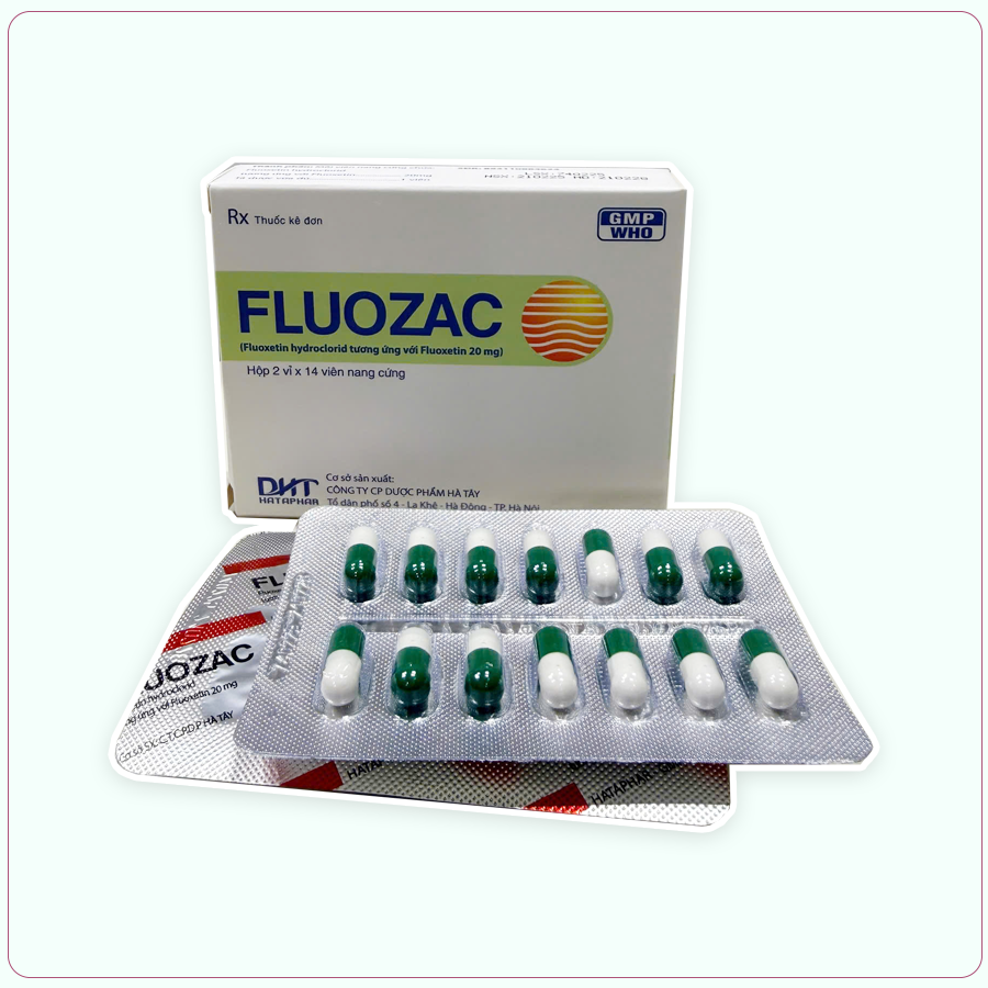 Fluozac 20mg Hộp 2 Vỉ x 14 Viên - Thuốc Chống Xuất Tinh Sớm