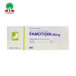 Famotidin 40mg Hộp 10 vỉ x 10 viên