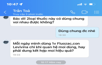 Phản hồi của khách hàng mua thuốc