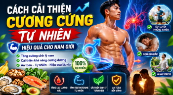 Cách Cải Thiện Cương Cứng Tự Nhiên Hiệu Quả Cho Nam Giới