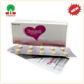 Tadalafil 5mg - Hộp 2 vỉ x 10 viên